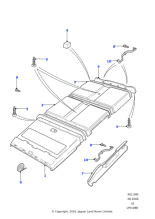 LR077716 - Land Rover Headlining-roof trim