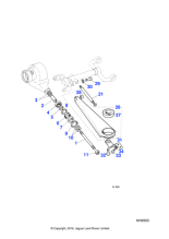 C16624 - Jaguar Fulcrum shaft