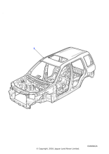 AAB490080 - Land Rover Body Shell