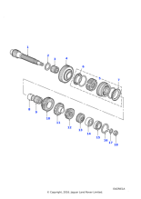 TUK10010L - Land Rover Bearing-needle roller