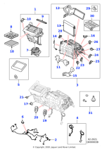 T4K6058 - Jaguar Air conditioning evaporator