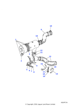 NRC8955 - Land Rover Valve assembly air intake