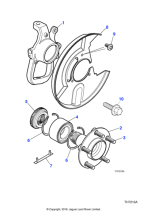 MJA1932AA - Jaguar Disc shield