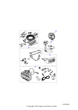 AMR3751 - Land Rover Switch-push push fog-rear