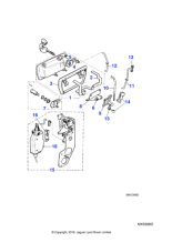 BEC9461 - Jaguar Door lock actuator