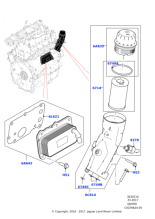 LR075630 - Land Rover Oil Cooler