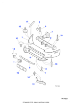 HJE6460AC - Jaguar Bumper beam