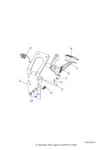 NRC5220 - Land Rover Bracket-mounting pedal