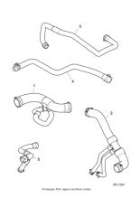 C2Z4030 - Jaguar Heater return hose