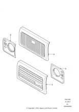 LR069115 - Land Rover Grille - Radiator