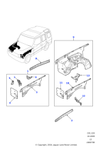 ABD700023 - Land Rover Panel assembly-valance