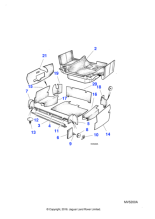 BEC18482LFH - Jaguar Wheelarch carpet