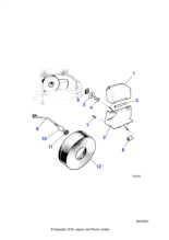 BCC9764 - Jaguar Battery cover