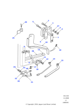 BFH710130 - Land Rover Bracket - Door Check Arm