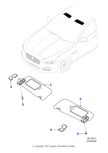 T4A10548LKP - Jaguar Sunvisor