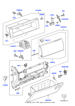 LR019112 - Land Rover Housing - Glove Compartment