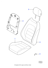 T2H48443QUA - Jaguar Headrest