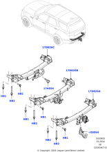 LR126251 - Land Rover Towbar