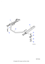 BCC6310 - Jaguar Seat slide