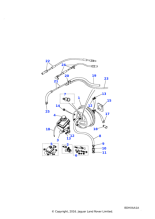 ANR3614 - Land Rover Hose brake vacuum