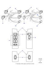 YUD500320PUY - Land Rover Switch - Window