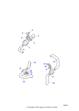 611109 - Land Rover Hose-crankcase breather flexible