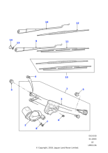 DKC500130 - Land Rover Blade-driver windscreen wiper