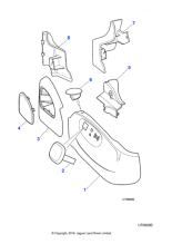 XR813007AGM - Jaguar Mechanism cover