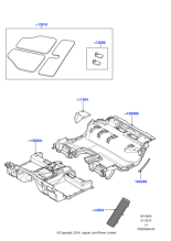 LR027437 - Land Rover Kit - Floor Contour Mat