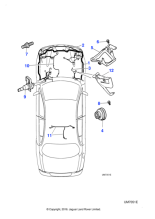 XR840808 - Jaguar Bumper harness