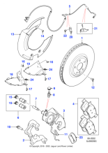 T4A2342 - Jaguar Brake disc kit