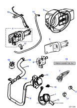 XR845048 - Jaguar Overflow pipe