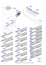 LR137768 - Land Rover Name Plate