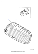 XR842237 - Jaguar Backlight glass