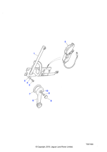 MTC8906 - Land Rover Regulator-rear door glass