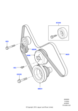PQG500200 - Land Rover Tensioner