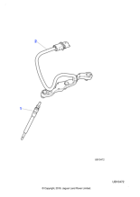 JDE37344 - Jaguar Heater plug harness