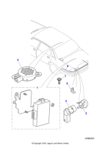 LNF7352AA - Jaguar Reversing aid module