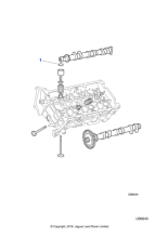 XR835401 - Jaguar Tappet adjustment shim