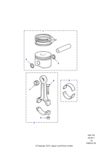 LFP101751L - Land Rover Kit-piston ring