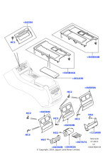 LR043149 - Land Rover LID - CENTRE CONSOLE