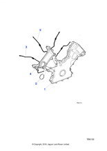 AJ81758 - Jaguar Timing cover