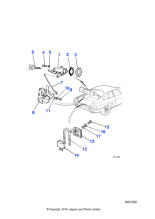 BEC7846 - Jaguar Trunk latch