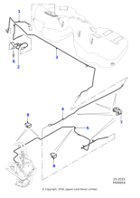 T2H21221 - Jaguar Fuel pipe