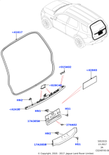 LR073232 - Land Rover Bracket - License Plate