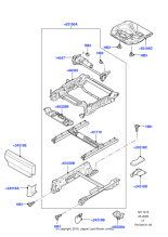 HJX500042LUP - Land Rover Moulding