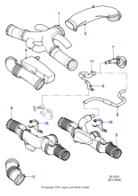 C2Z17820 - Jaguar Air intake tube