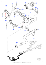 T2H26097 - Jaguar Exhaust pipe