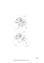 LNA6030BCNED - Jaguar Seat switchpack