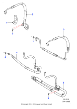 C2Z29542 - Jaguar Power steering hose
